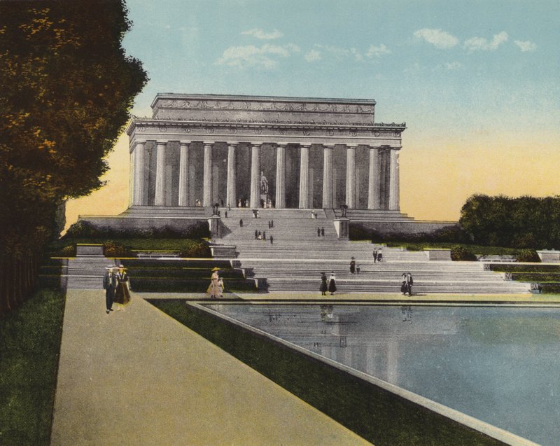 Washington DC: Mémorial Lincoln - American Photographer (after)