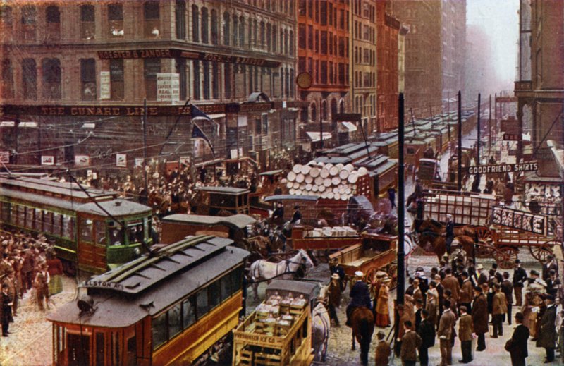 Une journée bien remplie dans les rues Dearborn et Randolph (photo couleur) - American Photographer