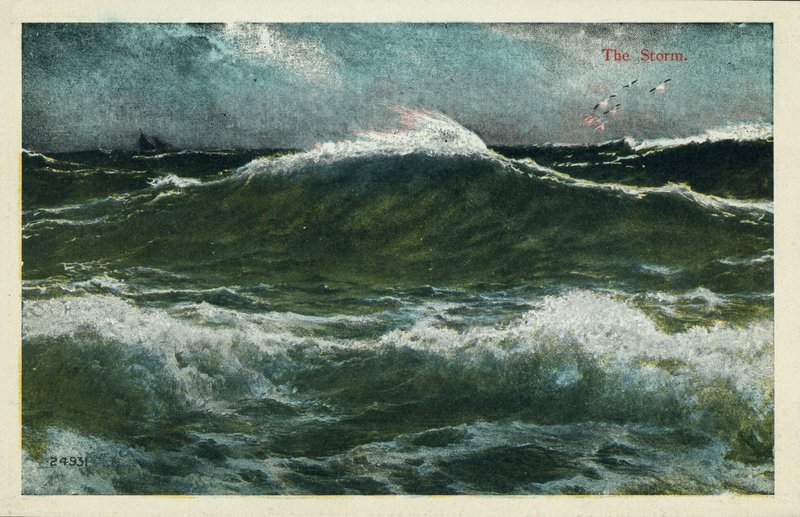 Atlantic City, NJ : La tempête (photo couleur) - American Photographer