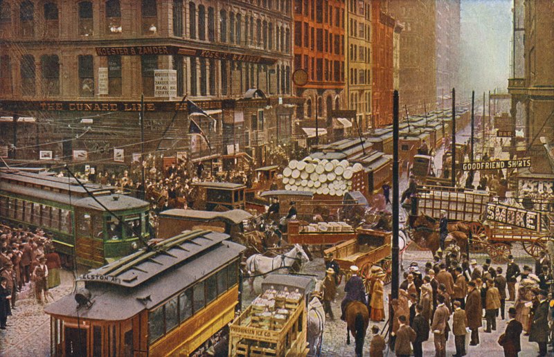 Chicago : Une journée bien remplie dans les rues Dearborn et Randolph (photo couleur) - American Photographer