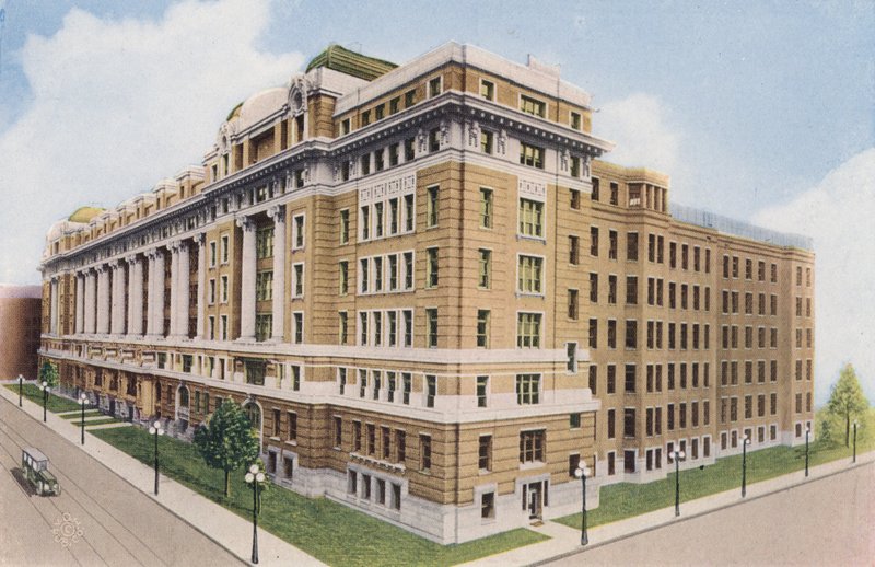 Chicago : Cook County Hospital, Chicago (photo couleur) - American Photographer