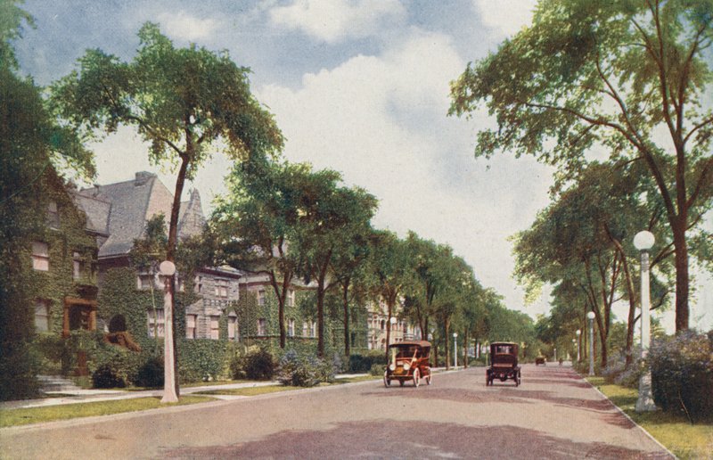 Chicago : Lake Shore Drive, Chicago, Illinois (photo couleur) - American Photographer