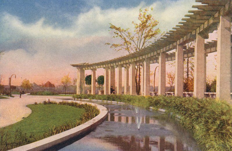 Chicago : Pergola dans le parc Douglas (photo couleur) - American Photographer