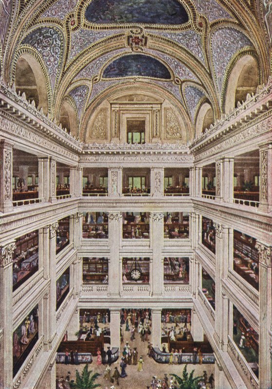 Chicago : Dôme en mosaïque de Tiffany Marshall Field