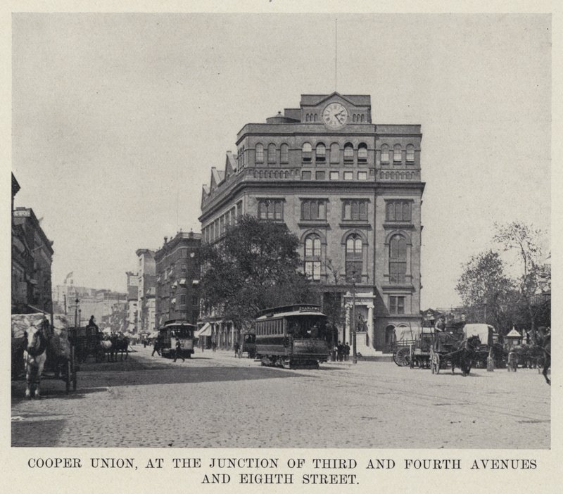 Cooper Union, à la jonction des Troisième et Quatrième Avenues et de la Huitième Rue - American Photographer