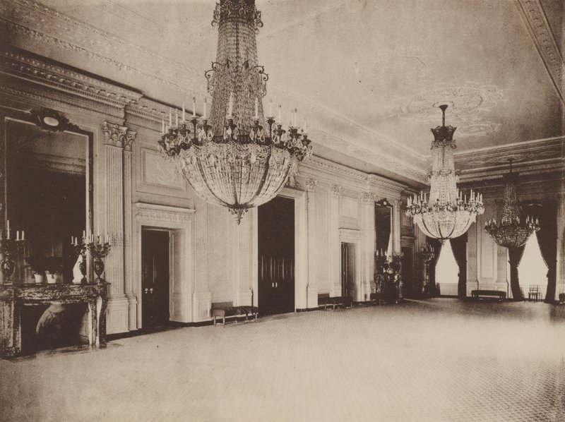 Salle Est de la Maison Blanche (photo n/b) - American Photographer