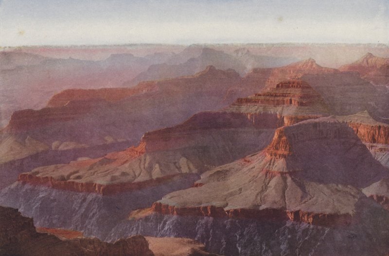Grand Canyon, Arizona, coucher de soleil depuis Hopi Point (photo colorisée) - American Photographer