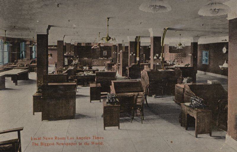 La plus grande salle de rédaction, Los Angeles Times, le plus grand journal du monde (photo) - American Photographer