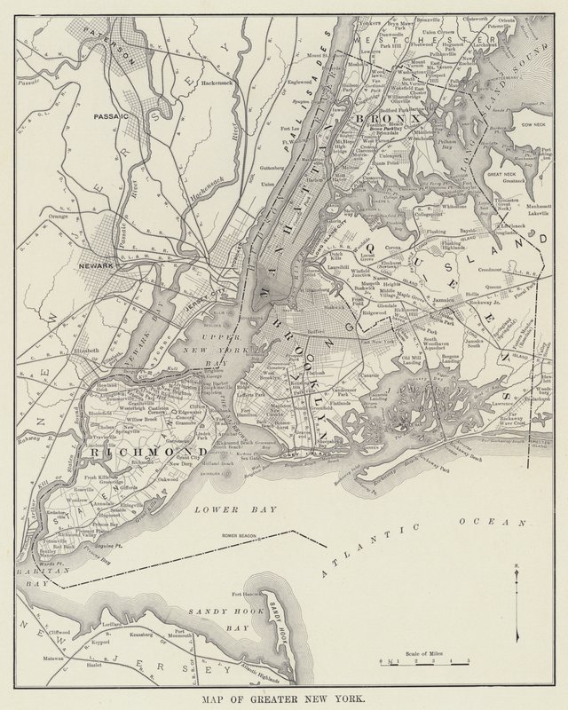 Carte du Grand New York - American Photographer
