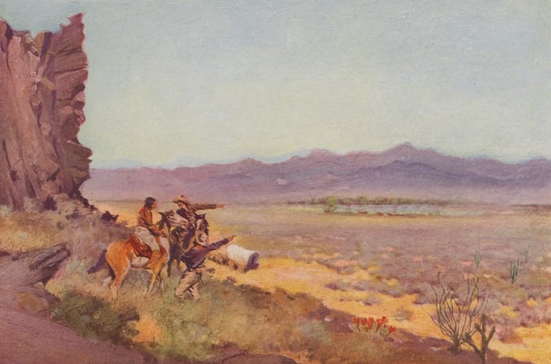 Mirage sur le désert, Arizona (photo couleur) - American Photographer