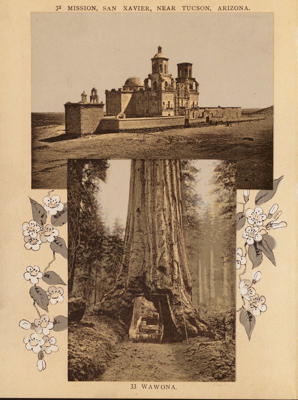 Mission, San Xavier, près de Tucson, Arizona; Wawona - American Photographer