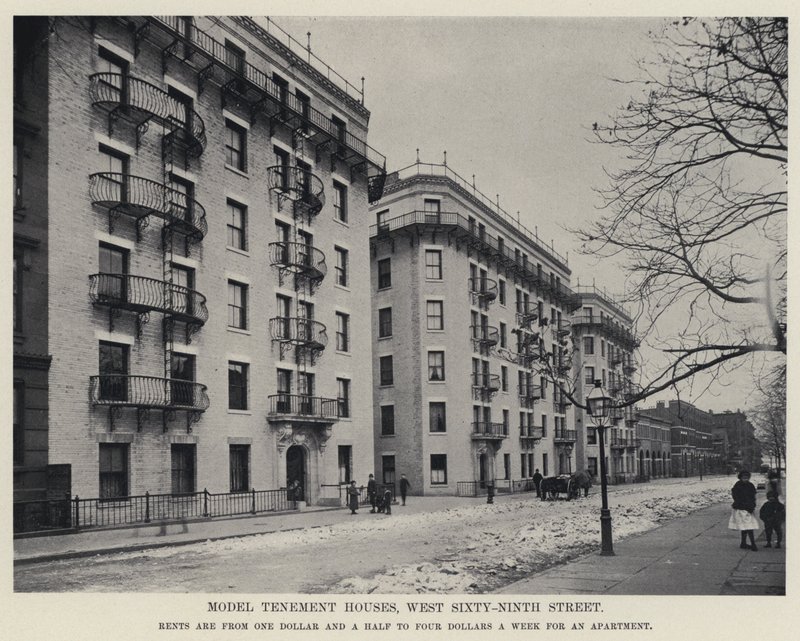 Maisons de logements modèles, West Sixty-Ninth Street - American Photographer