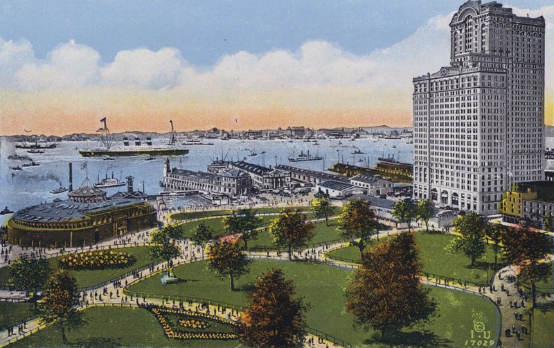 New York : Battery Park (photo couleur) - American Photographer