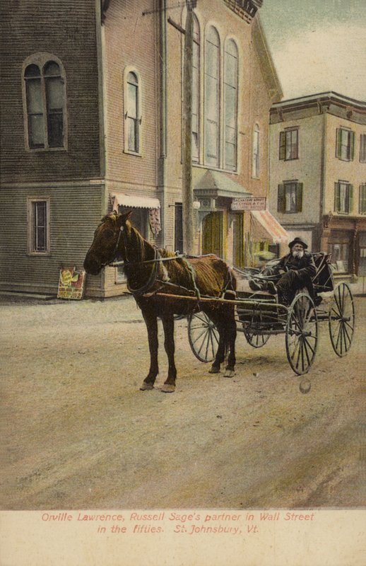 Orville Lawrence, partenaire de Russell Sage à Wall Street dans les années 50, St Johnsbury, Vermont, États-Unis (photo couleur) - American Photographer