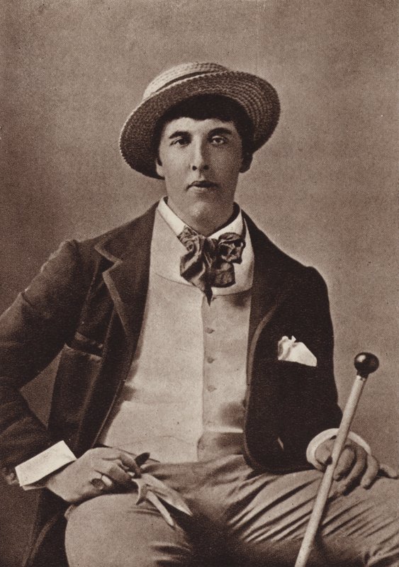 Oscar Wilde, poète et dramaturge irlandais, en Amérique (photo n/b) - American Photographer