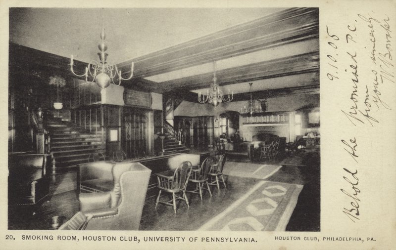 Salle de fumeurs, Houston Club, Université de Pennsylvanie, Philadelphie - American Photographer