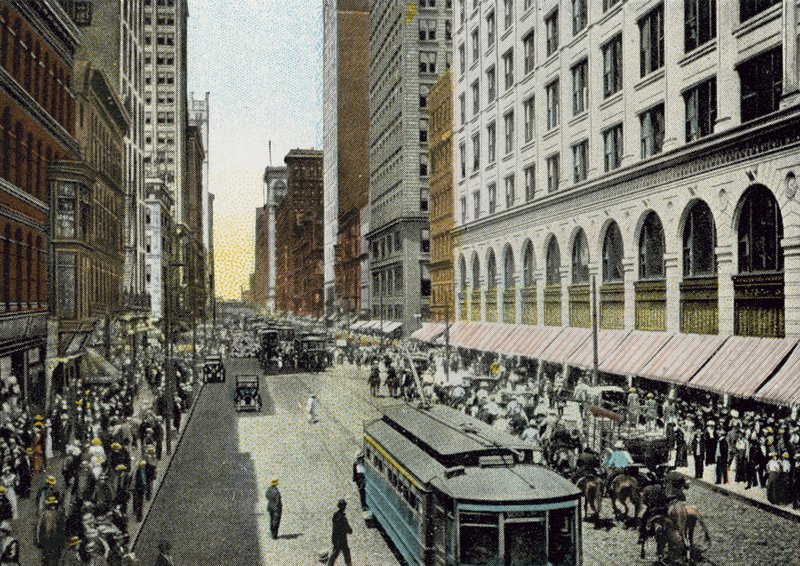State Street, vue vers le nord depuis Van Buren Street - American Photographer
