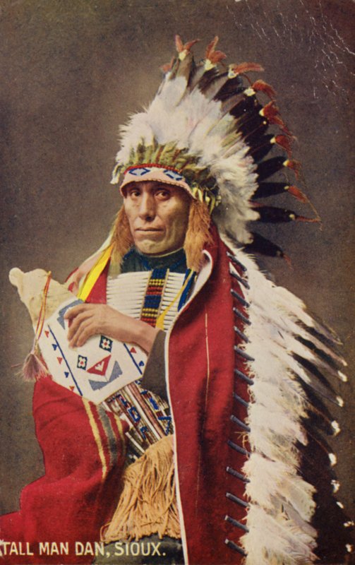 Tall Man Dan, Sioux (photo) - American Photographer