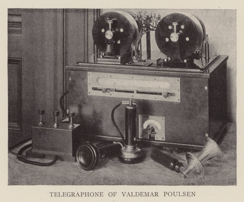 Télégraphe de Valdemar Poulsen (photo n/b) - American Photographer