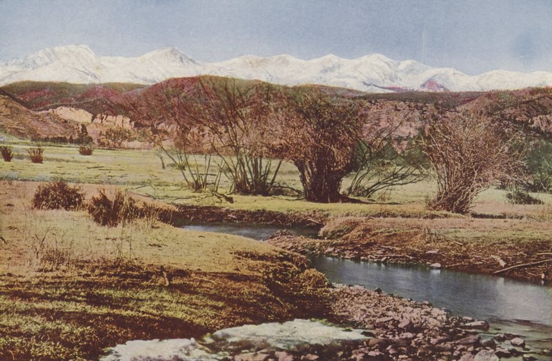 La Snowy Range, près de Trinidad, Colorado (photo colorisée) - American Photographer