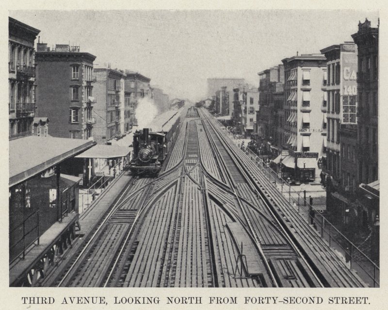 Troisième Avenue, vue vers le nord depuis la Quarante-Deuxième Rue - American Photographer