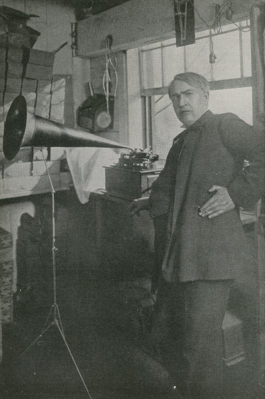 Thomas Edison dans son atelier - American Photographer