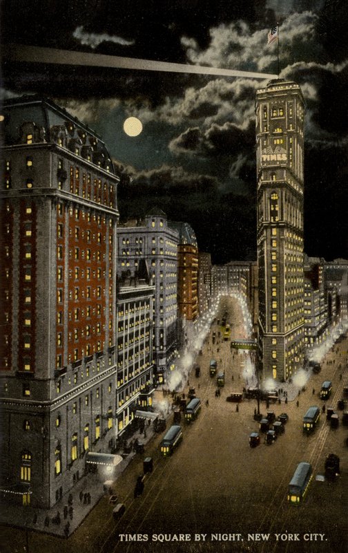 Times Square de nuit, New York City, États-Unis (photo en couleur) - American Photographer