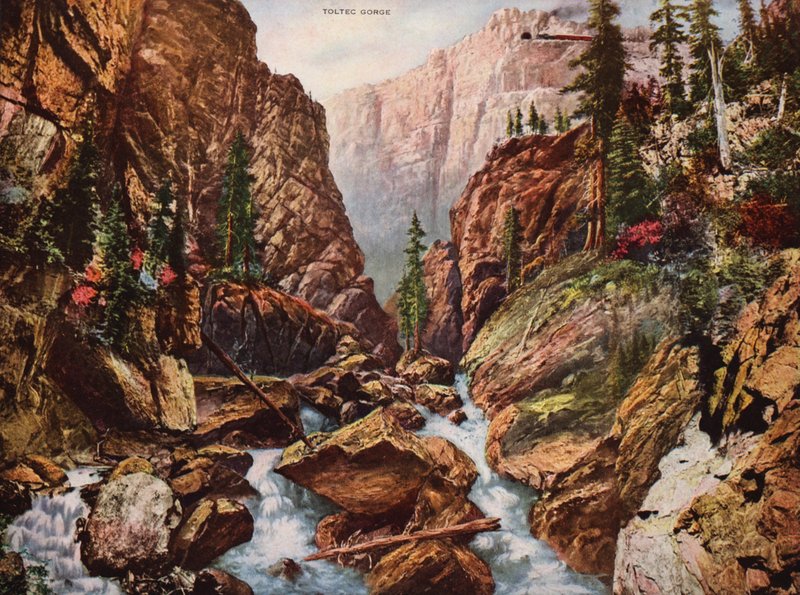 Toltec Gorge (colour photo) - American Photographer