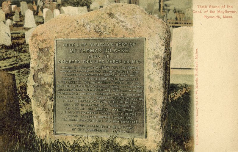 Tombe du capitaine du Mayflower, Plymouth, Massachusetts (photo couleur) - American Photographer