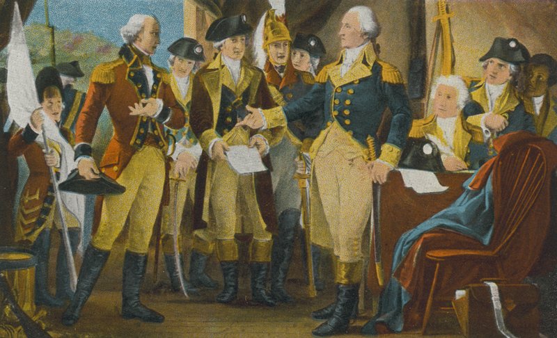 Washington décline les ouvertures de Cornwallis, à Yorktown, en Virginie (photo couleur) - American Photographer
