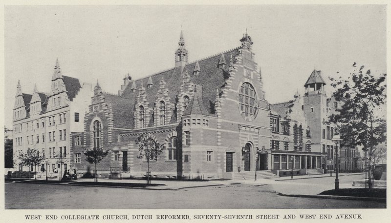 Église collégiale West End, réformée hollandaise, Seventy-Seventh Street et West End Avenue - American Photographer