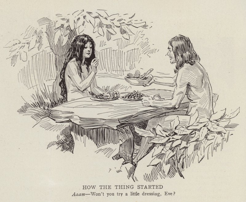 Adam et Eve dans le jardin d