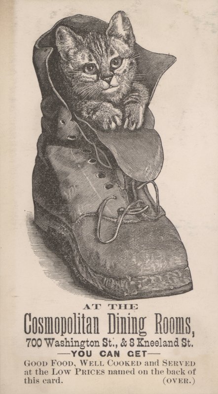 Publicité pour les salles à manger Cosmopolitan (litho) - American School