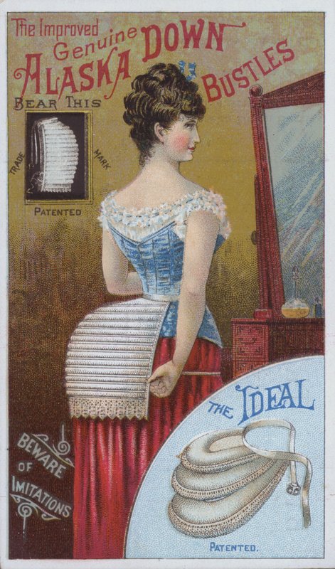 Publicité pour les faux-culs en duvet d