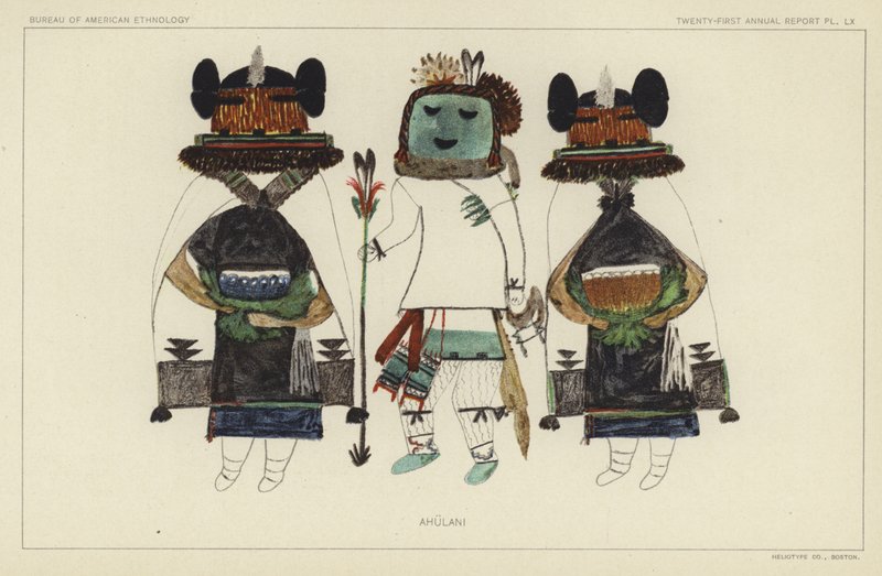 Ahulani (lithographie couleur) - American School