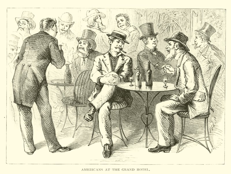 Américains au Grand Hôtel - American School