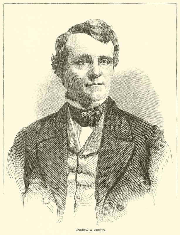 Andrew G. Curtin, décembre 1863 - American School