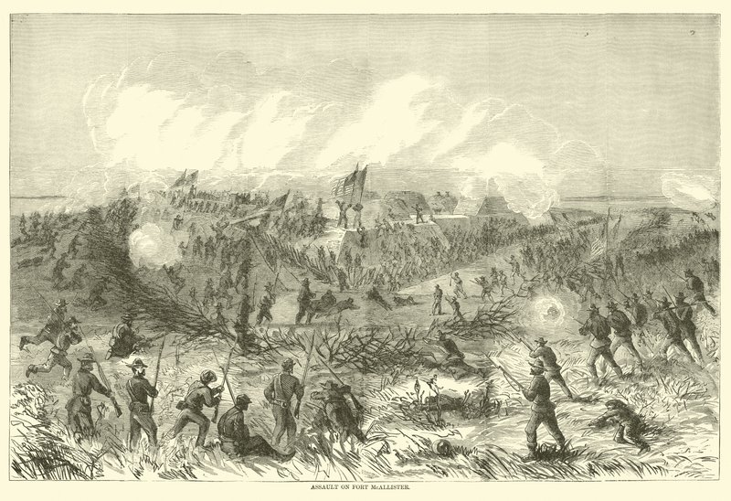 Assaut sur Fort McAllister, décembre 1864 - American School