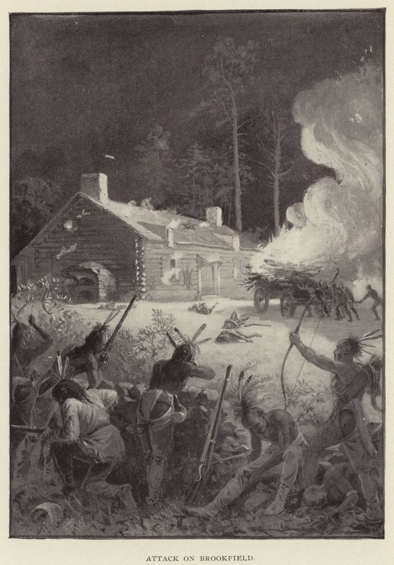 Attaque de Brookfield (litho) - American School
