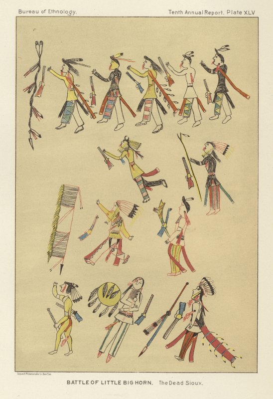 Bataille de Little Big Horn - American School