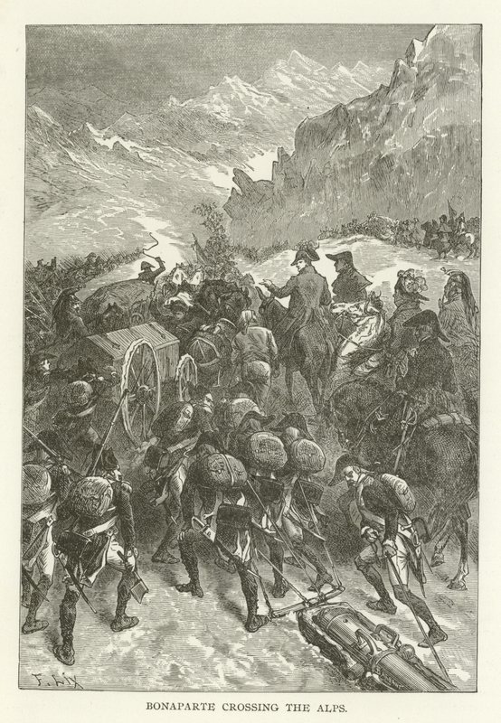 Bonaparte franchissant les Alpes - American School