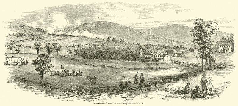 Boonesboro et Turners Gap, depuis l