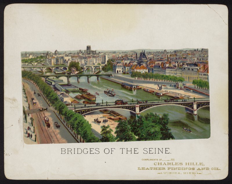 Ponts sur la Seine, Paris, France - American School