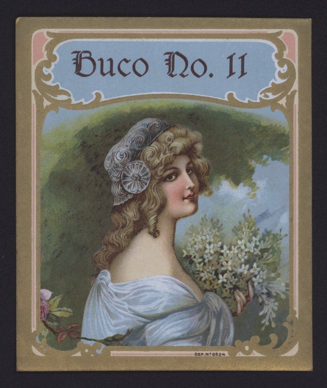 Buco No 11, étiquette de cigare - American School