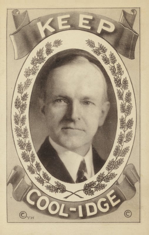 Calvin Coolidge (lithographie) - American School