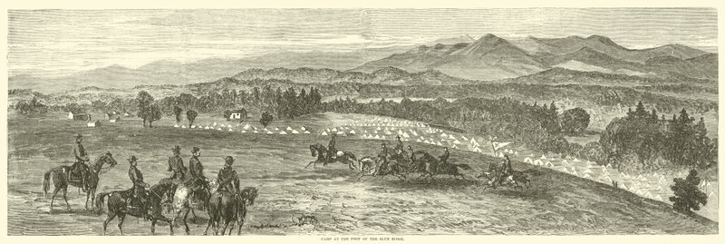 Camp au pied de Blue Ridge, octobre 1863 - American School