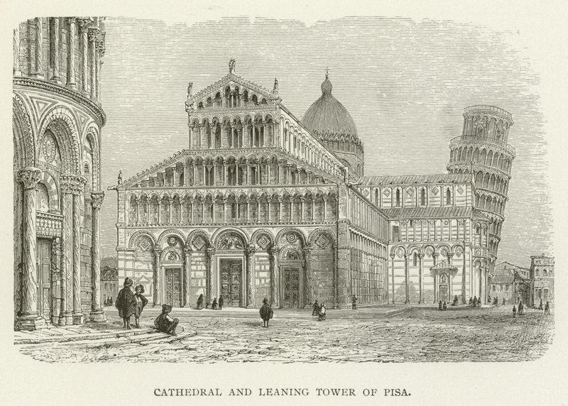 Cathédrale et tour penchée de Pise - American School