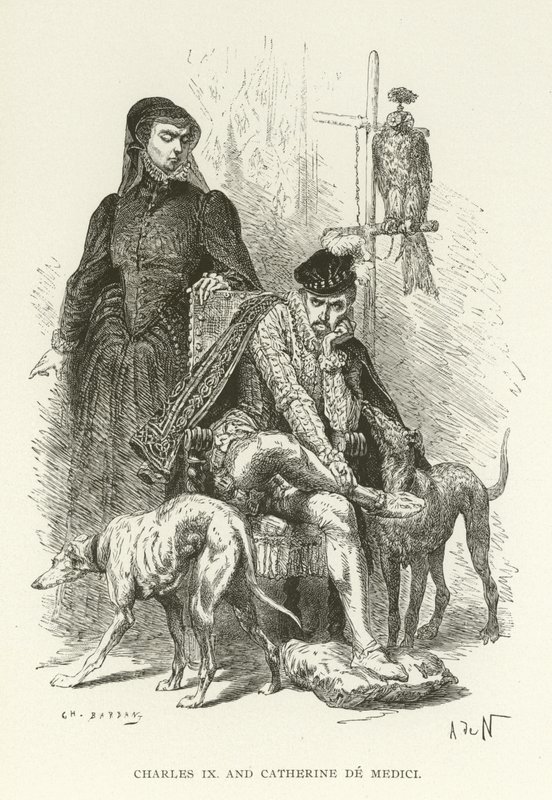 Charles IX et Catherine de Médicis - American School