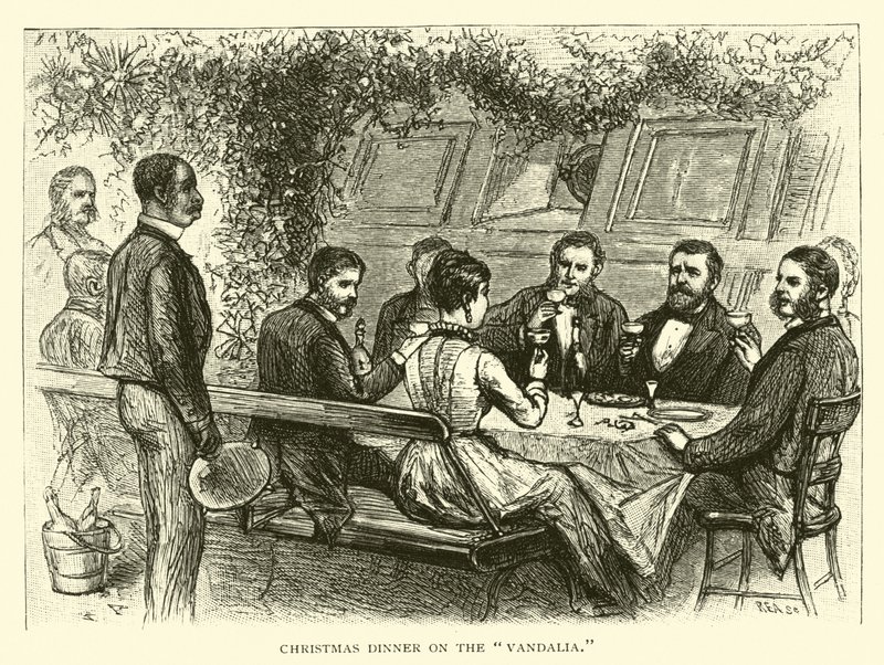 Dîner de Noël sur le Vandalia - American School