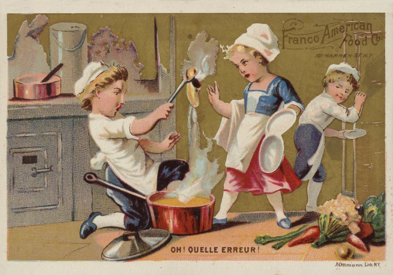 Cuisiniers gâchant le dîner dans la cuisine! - American School